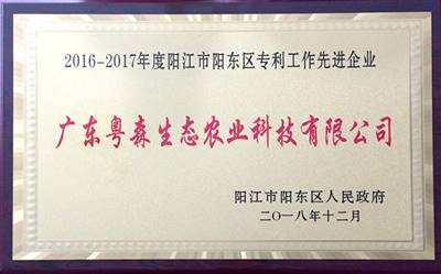 陽東區（qū）專利優（yōu）秀工作先進單位